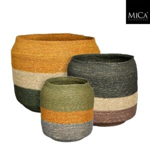 8718861596007-panier-ronde-ligne-vert---h30xd26cm