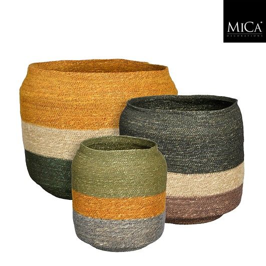 8718861596007-panier-ronde-ligne-vert---h30xd26cm