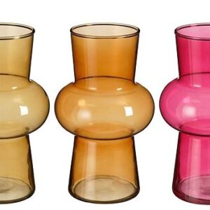 8720967051762-bally-vase-fuchsia-marron-ou-taupe-en-verre---h20-x-d11cm