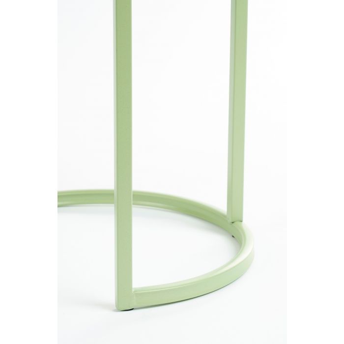 8720983143977-lara-table-de-service-en-metal---vert-menthe---h51-x-diam-40cm